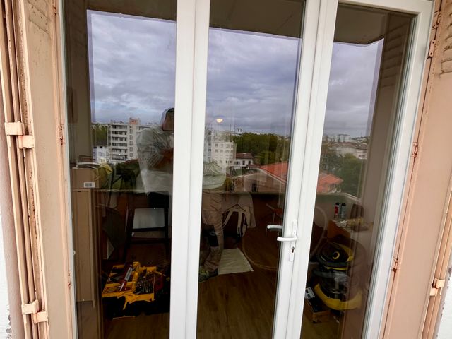 Remplacement d'une fenêtre et une porte fenêtre en PVC au Busca à Toulouse
