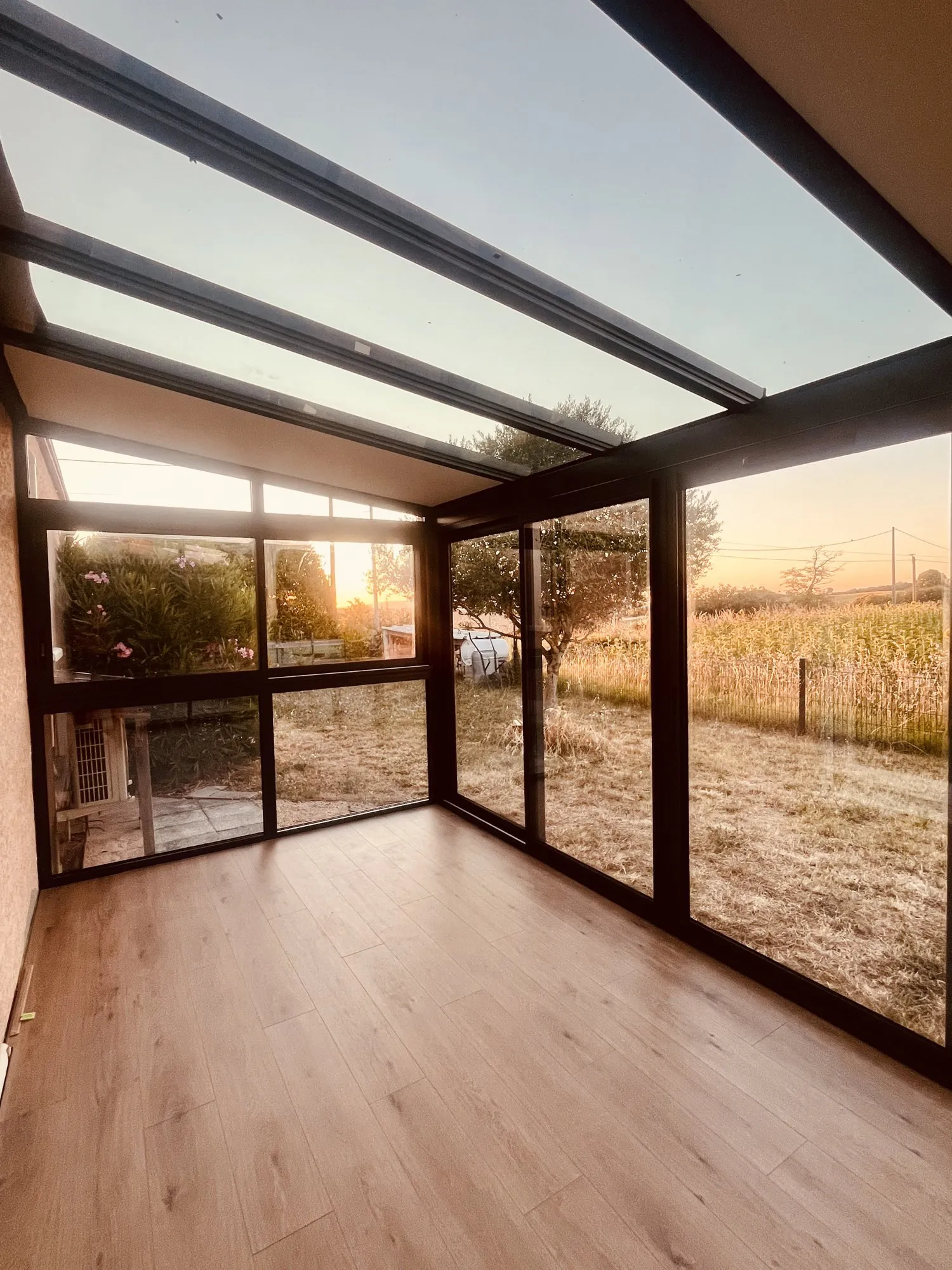 Installation d'une véranda en aluminium — Lagarde